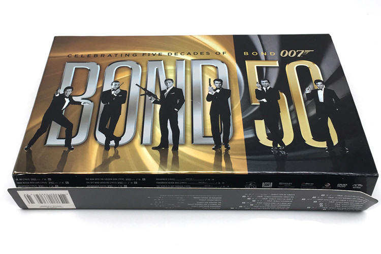 Bond 50 Celebrating 5 Decades of Bond 007 DVD Movie Action Adventur Mystery Thrillerse Series Film Set DVD