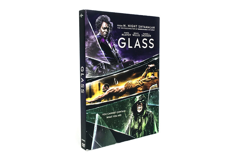 Glass DVD Movie Wholesale 2019 New Released Crime Thriller Suspense Series Movie DVD