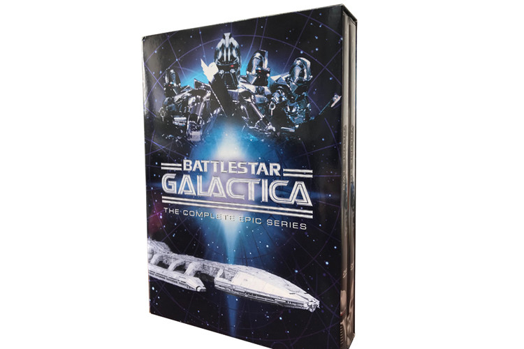 Battlestar Galactica: The Complete Epic Series DVD Box Set Action Adventure Science fiction Series DVD Wholesale