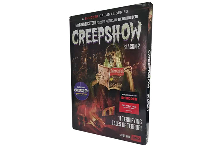 Creepshow Season 2 DVD ( Region 1）2021 Latest Horror Thriller Fantasy Series TV DVD Wholesale For Family