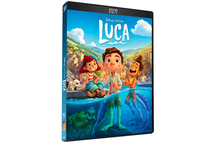 Luca DVD 2021 Popular Movies Pixar Adventure Comedy Series Cartoon DVD For Kid Family