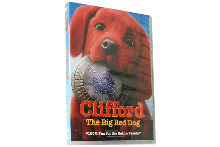 Clifford The Big Red Dog DVD 2022 New Movie DVD For Comedy Adventure Drama Series Film DVD Wholesale