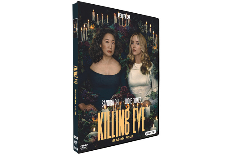 Killing Eve season 4 DVD 2022 New TV Shows Thriller Crime Drama Series DVD